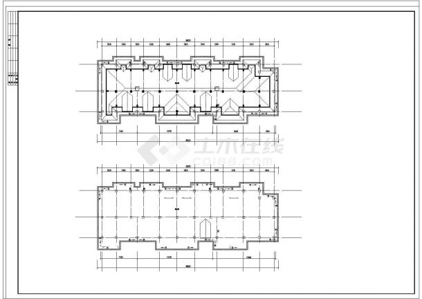泉州市兰馨花园小区5层砖混结构民居住宅楼建筑设计CAD图纸（含阁楼）-图一