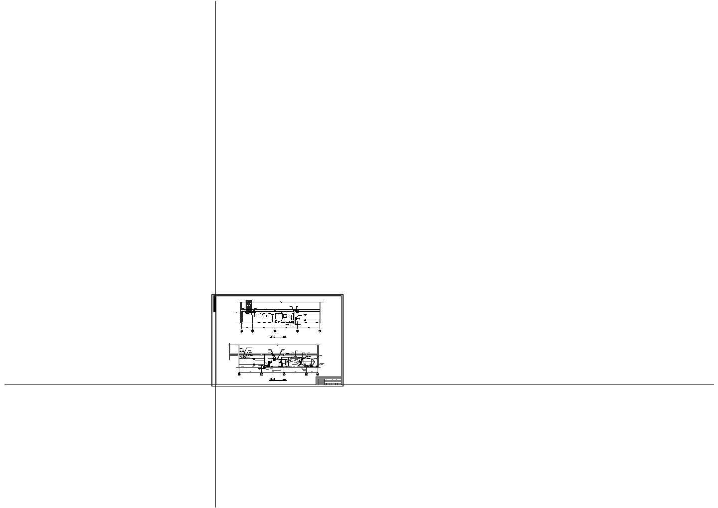 某市中学食堂及锅炉房建筑cad施工图