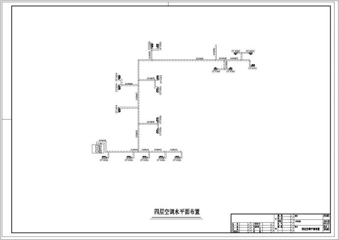 某休闲中心建筑楼整套中央空调系统cad施工图纸_图1