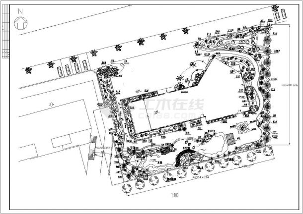 某样板房环境设计CAD构造完整施工图纸-图一