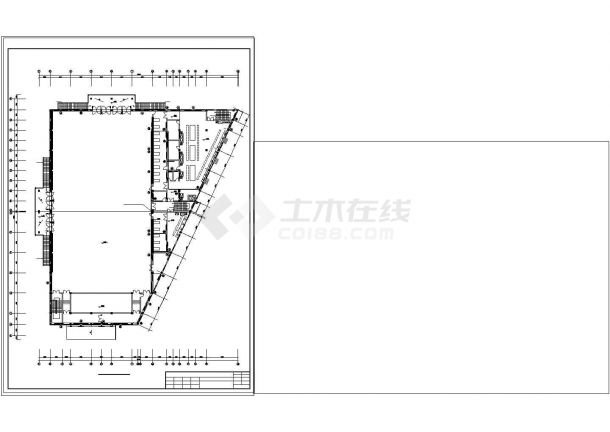 某员工食堂采暖施工cad施工图-图二