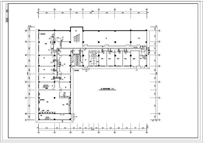 某招待所综合楼空调系统设计cad施工图纸_图1