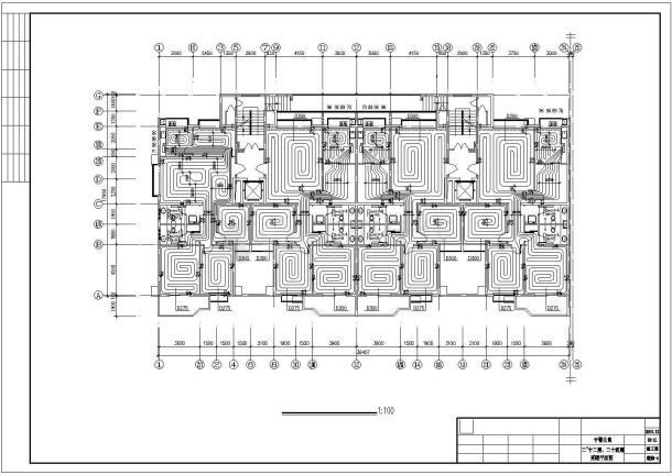 高层住宅楼采暖系统全套设计cad施工图纸-图二