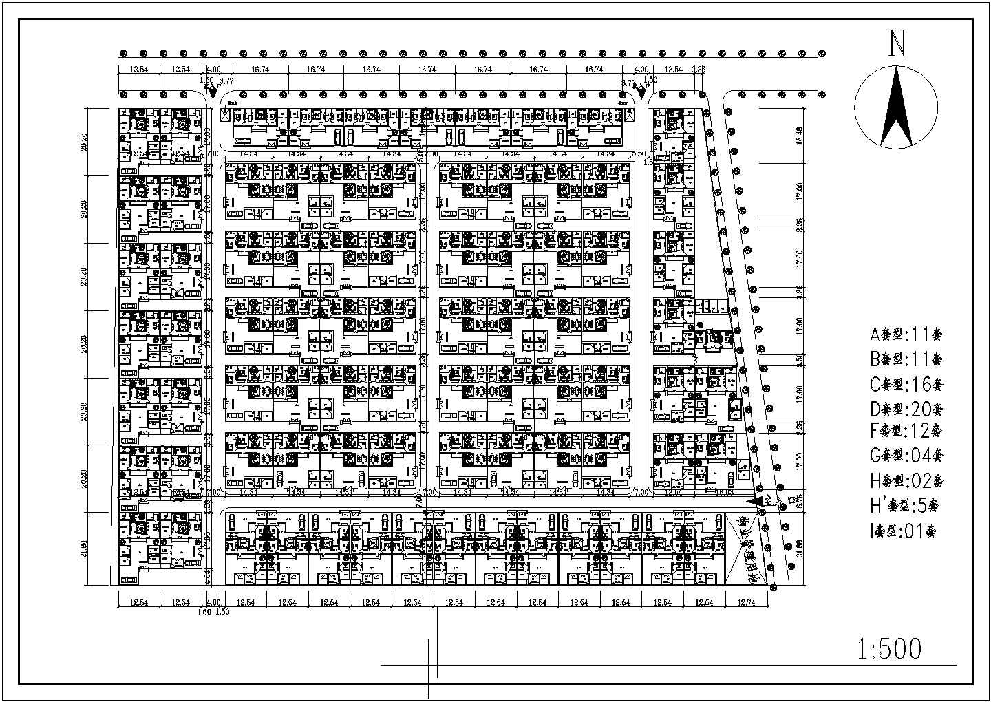 某北京四合院项目CAD设计大样完整规划图纸