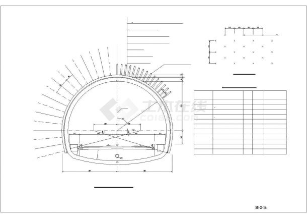 [浙江]单洞双线隧道工程施工图设计82张cad图纸-图二