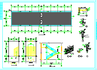 长52.5米 宽13米 2层1396.6平米排架结构塑料制品生产车间cad建筑施工图纸-图一