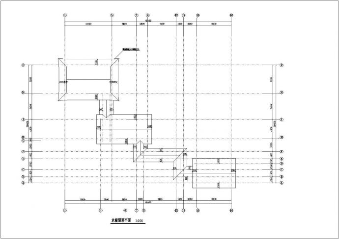 某水榭建筑CAD详细完整设计构造施工图_图1