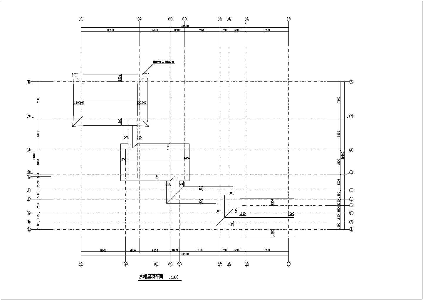 某水榭建筑CAD详细完整设计构造施工图