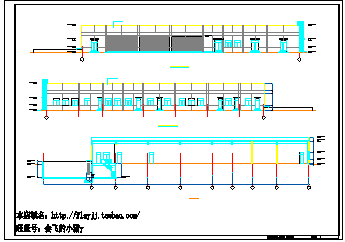 长54米 宽15米 单层机器厂动力房建施cad图纸_图1