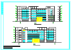 长66米 宽59.7米 5层L型厂房车间建筑cad施工图纸-图二