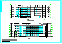 长66米 宽59.7米 5层L型厂房车间建筑cad施工图纸