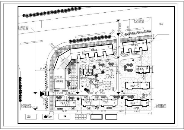 某可道园规划CAD设计施工完整大样图-图一