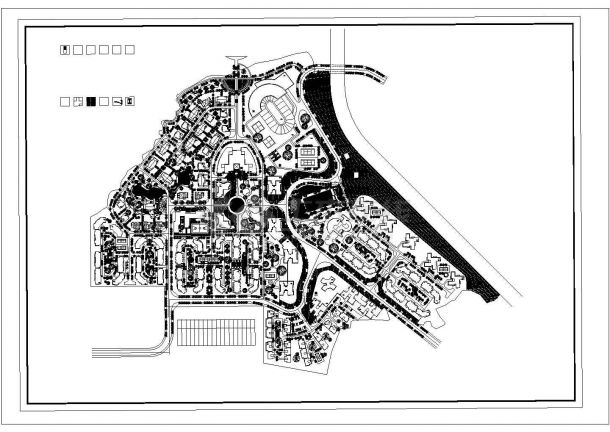 某太湖花园小区CAD完整大样构造详细规划-图一