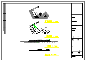用地18000平米 某市广场方案3【CAD的总平，JPG的白天夜景效果 各层平面 交通流线分析图 景观环境分析 空间视线分析 总平及说明】-图二