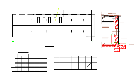 长87.14米 宽24.7米 1层2155.84平米食品厂房建筑cad施工图纸