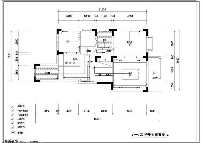 一整套两居室家居设计装修施工cad图纸_图1