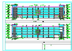 长94.4米 宽30米 4层中标厂建筑cad施工图纸_图1