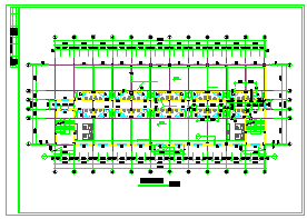 长94.94和42米 宽57.74和16米 3层2077平米现浇框架结构汽车零部件厂建筑cad施工图纸-图二