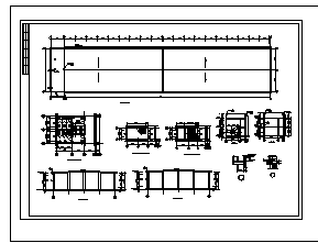长120米 宽31米 2层面粉厂房建筑cad施工图纸_图1