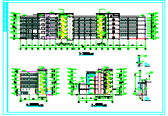 长130米 宽63米 5层L型有限公司生产大楼建筑cad施工图纸_图1