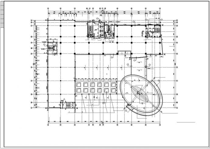 某高层商用综合楼cad建筑设计方案施工图_图1