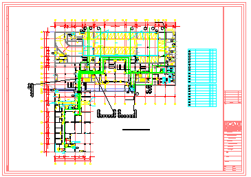 某二十四层办公楼全套给排水设计cad施工图纸-图二