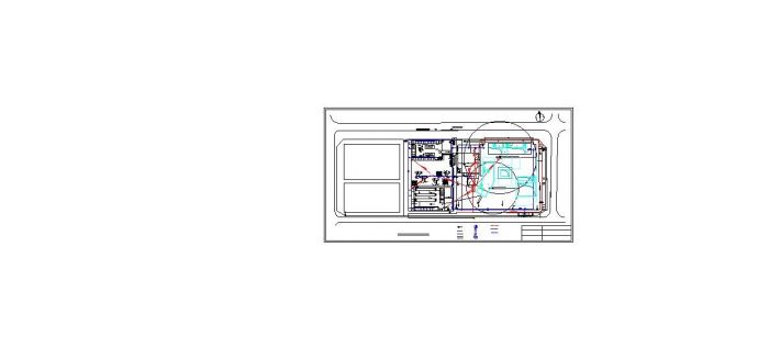 -酒店工程施工阶段现场平面布置图-主体结构cad 图纸_图1