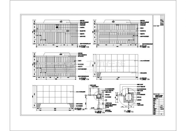 400平米洗浴中心装修图（含效果 ）非常标准cad图纸设计-图一