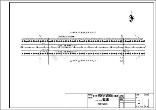 某市园区城市道路及给排水CAD详细大样管网工程-图一