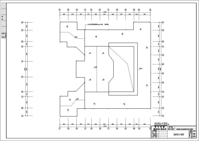 某藏族医院建筑CAD详细构造施工设计平立面图_图1