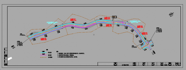 某2882米道路排水工程设计cad管井节点详图（含设计说明和计算书）-图一