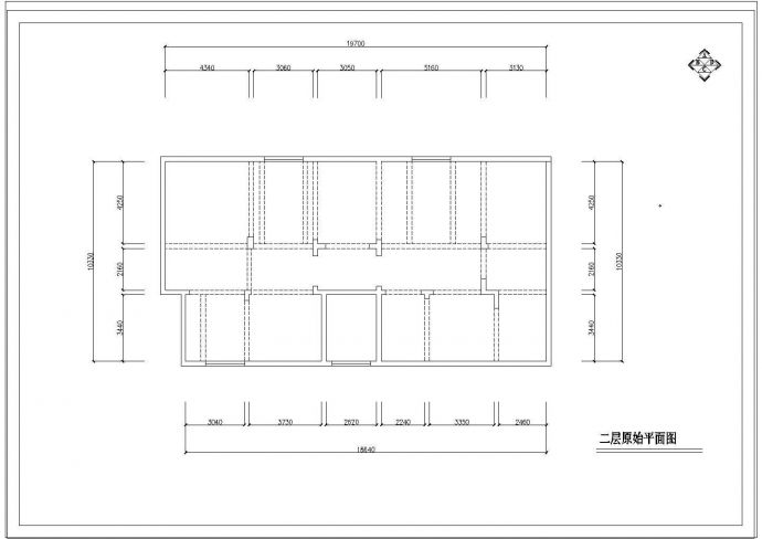 某和平家苑常室内家装cad平立面设计施工图纸_图1