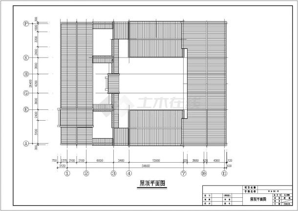 某四合院部分CAD详细建筑施工设计完整图-图二