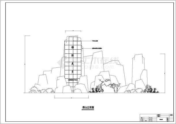 某武汉著名景点CAD景观设计大样规划平面图-图一