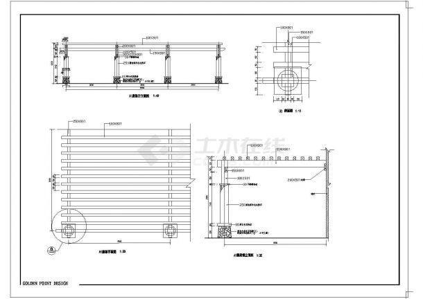 某房屋改造CAD详细设计完整框架结构施工图纸-图一