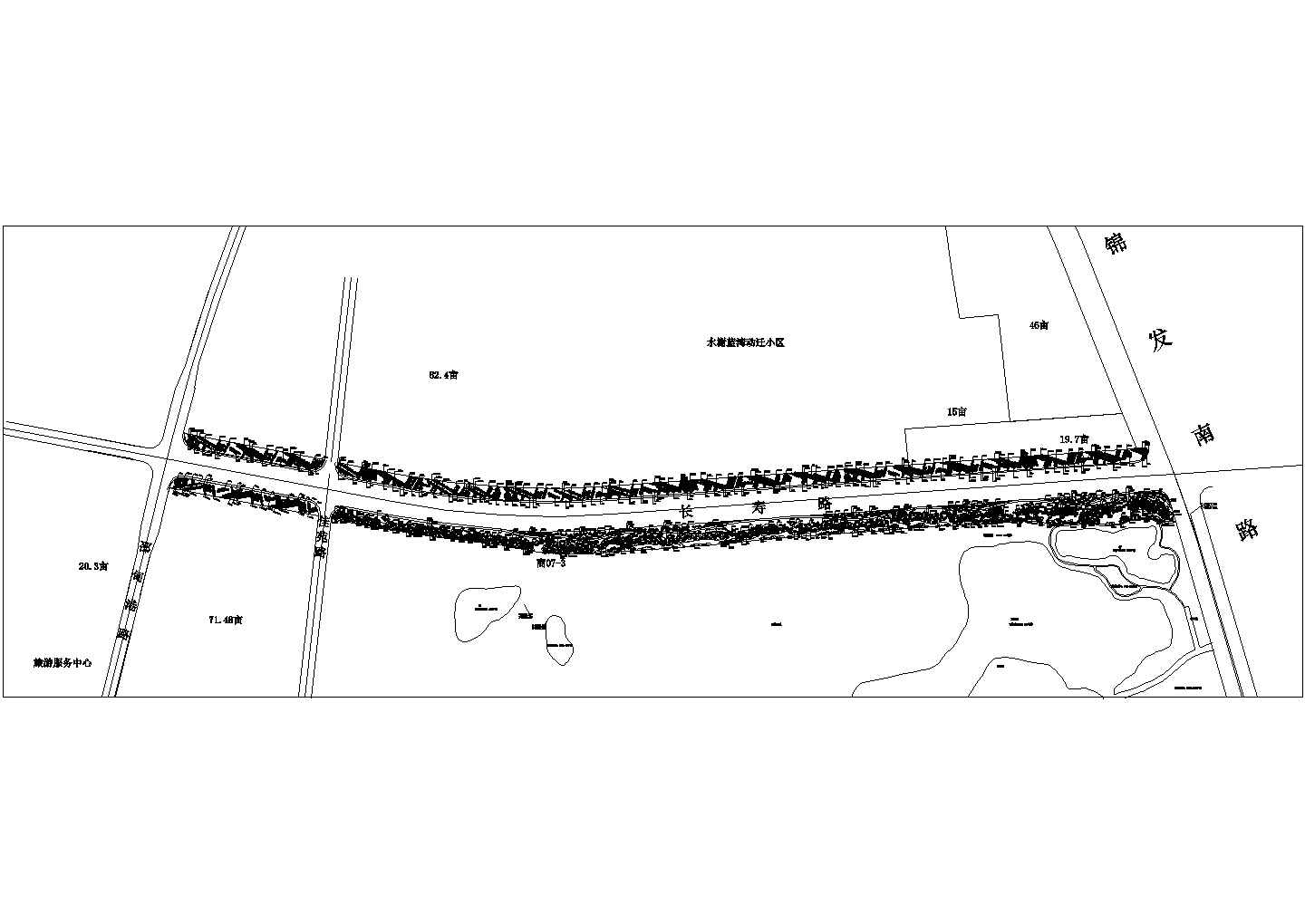 某市政道路标准段CAD构造景观设计方案