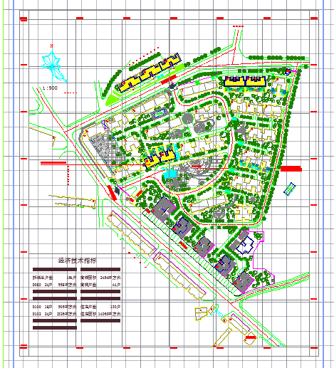 某清潭花园多层小区CAD完整设计详细施工图_图1