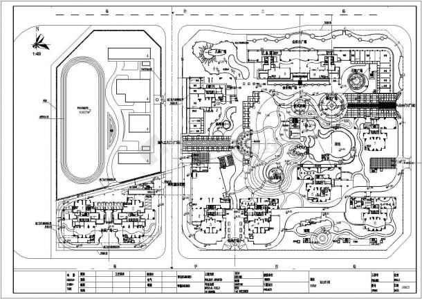 某金柏花园小区总平面及竖向设计CAD-图二