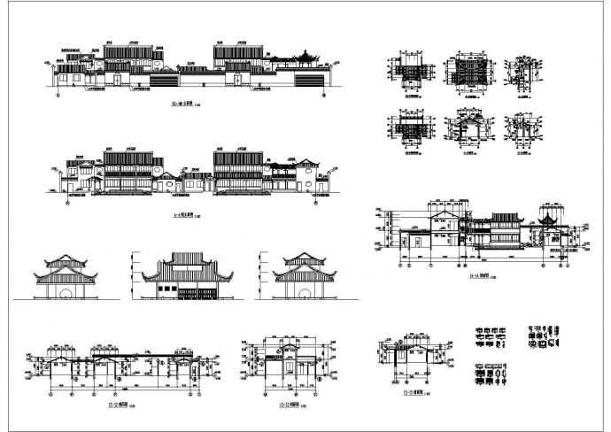 某古建筑CAD详细施工完整设计规划图_图1