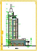 中心医院综合楼建筑设计施工全套图-图一