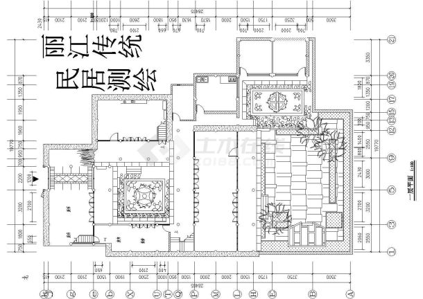 某古建测绘CAD构造设计图-图一