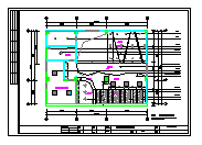 长13.4米 宽9.8米 3层亲水茶餐厅室内装修工程cad施工图纸_图1