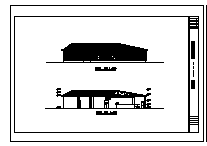 长20米 宽16.45米 1层285平米茶室建筑方案设计图纸-图二