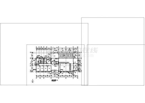 办公楼设计_多层办公楼施工图非常标准CAD图纸设计-图二