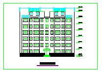 六层住宅楼全套建筑设计施工图纸-图一