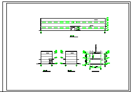 某厂区宿舍楼平面及立面图施工CAD图纸-图二