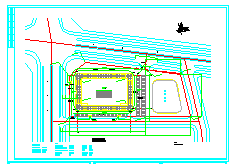 某大型商业建筑CAD结构设计施工图纸-图二
