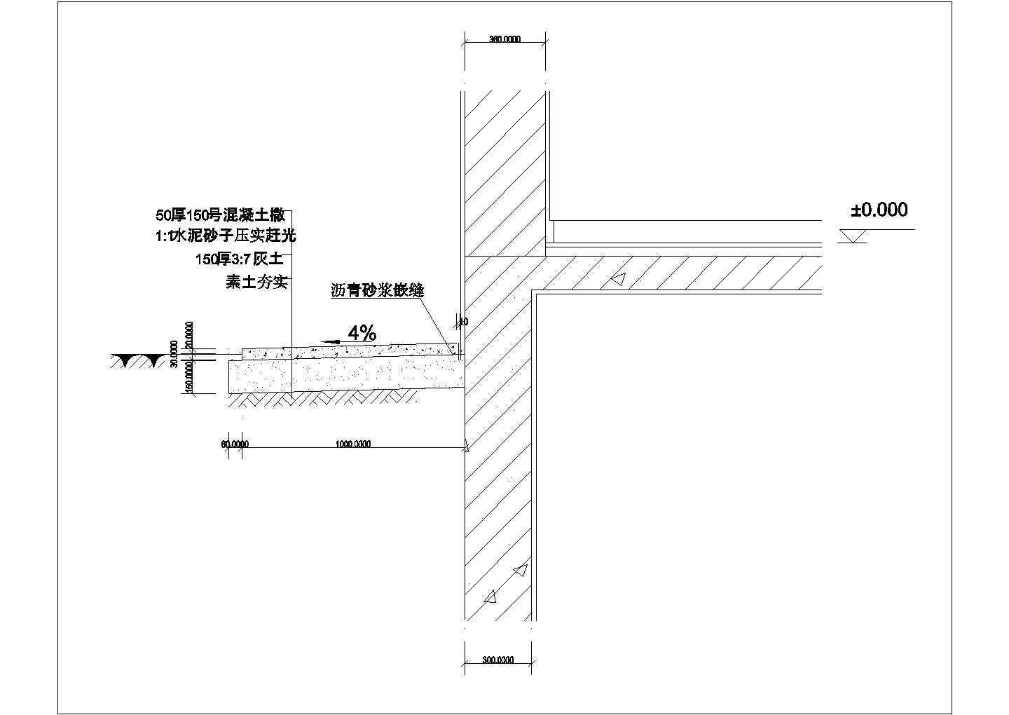 某楼地面CAD设计节点完整构造图纸