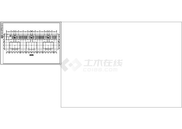 [北京]多层住宅楼建筑设计平立面cad施工图-图一