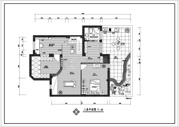 某住宅楼全套装修设计施工图-图二